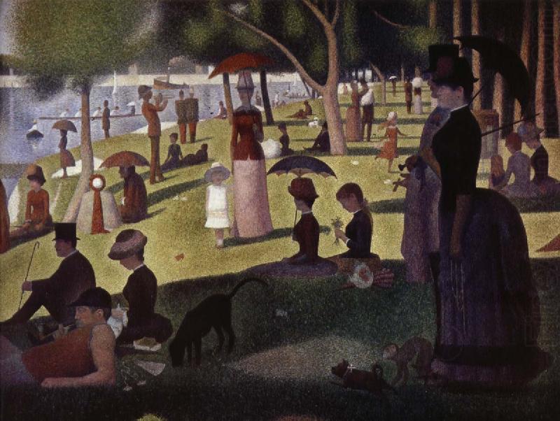 Georges Seurat en sondagseftermiddag pa on la grande jatte china oil painting image